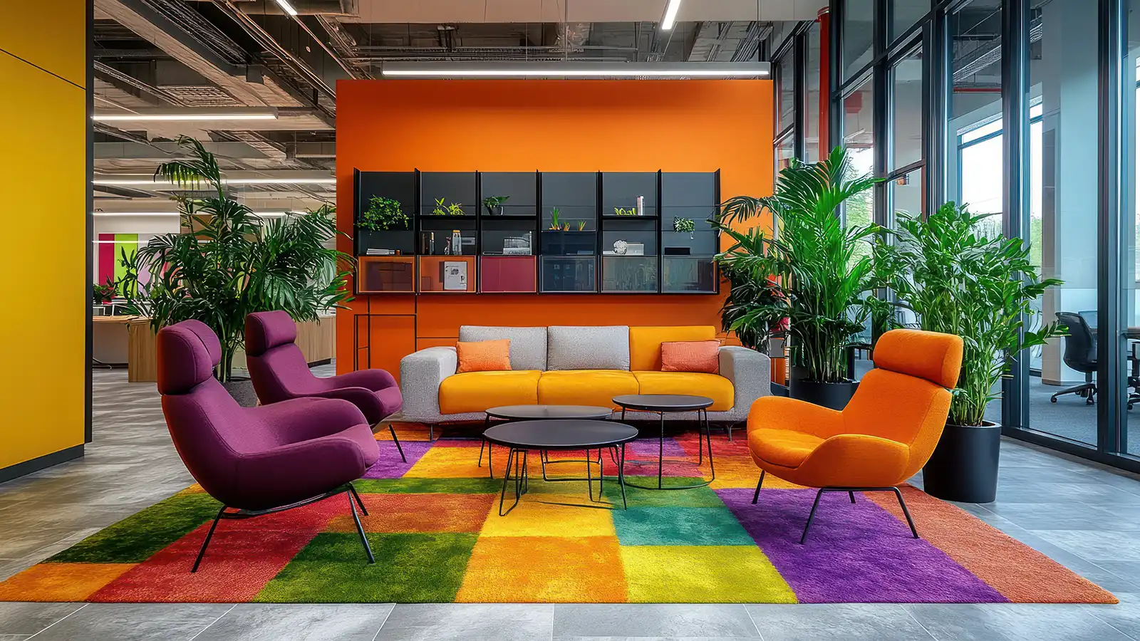 Colorful Office Rug