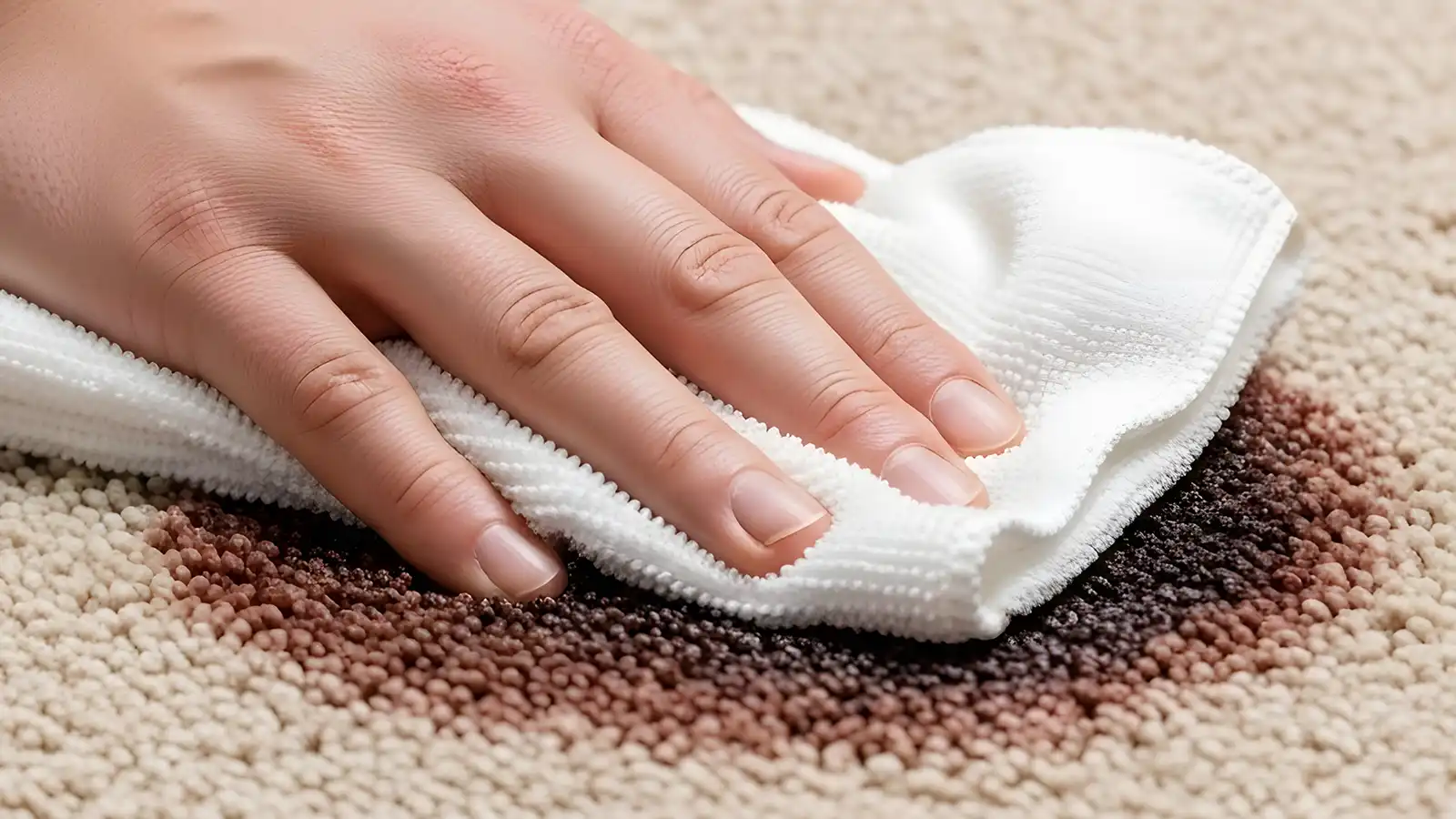 Blot Spot with White Cloth