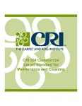 CRI 204 Commercial Carpet Standard for Maintenance and Cleaning - Cover